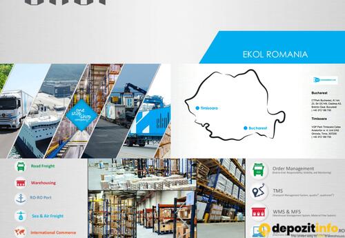 Depozite de închiriat în Ekol International Logistics