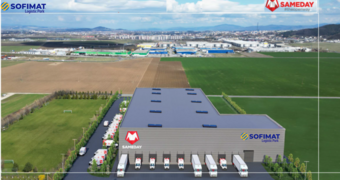 Sofimat Logistic Park Ghimbav anunță finalizarea construcției unui spațiu logistic build-to-suit de 6800mp pentru compania de curierat SAMEDAY