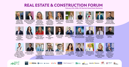 Real Estate & Construction Forum 2026: Perspectivele pieței imobiliare din România și Republica Moldova