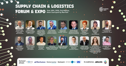 Supply Chain & Logistics Forum Cluj-Napoca: Peste 15 experți din domeniu analizează strategiile inovatoare care redesenează harta logistică a României
