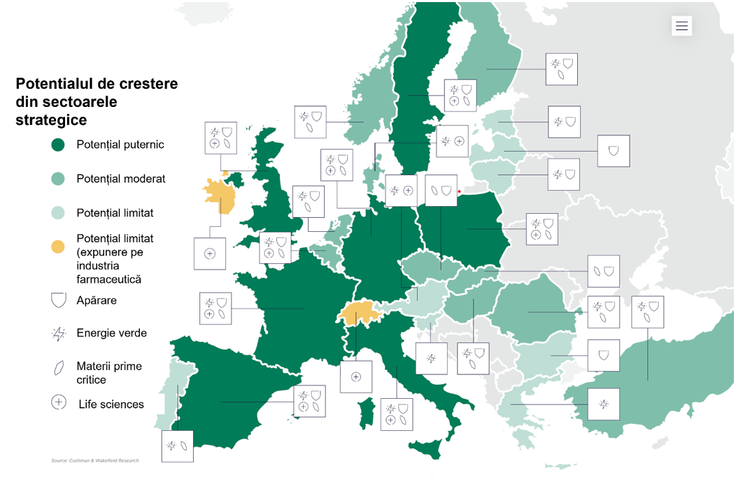 Cererea de spații industriale și logistice crește vertiginos în Europa, România un hub cheie pentru creșterea strategică