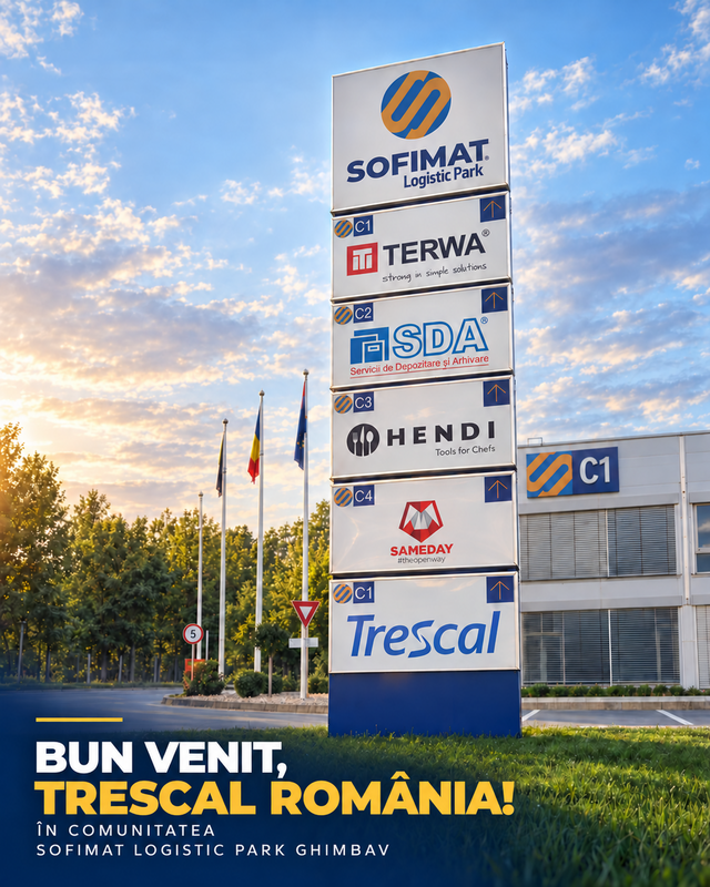 Un nou partener în comunitatea Sofimat Logistic Park Ghimbav: Trescal România