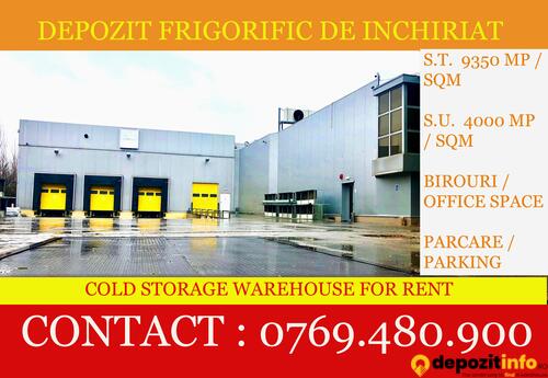 Depozite de închiriat în Cold storage warehouse