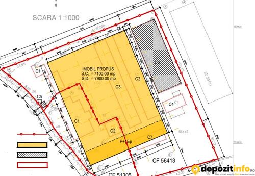 Depozite de închiriat în industrial area Sogepa