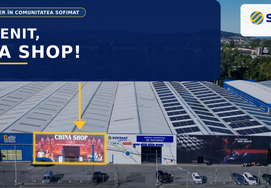 CHINA Shop deschide un nou magazin de 1.800 mp în Sofimat Urban Logistic Center Brașov